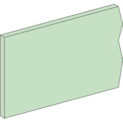 Szyna pozioma miedziana 120x10mm 2000mm 04552