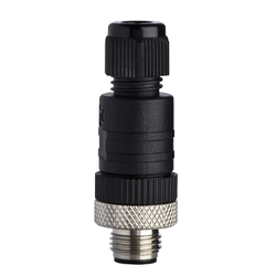 Konektor prosty męski 1/2 20 UNF 3 piny plastikowy IP67 XZCC20MDM30B