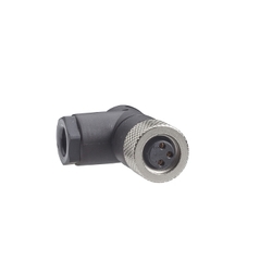 Konektor prosty żeński M8 4 piny plastikowy IP67 XZCC8FDM40S