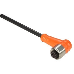 Przewód M12 4 piny konektor żeński kątowy PVC IP69K XZCPA1241L10