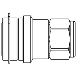Szybkozłącze seria FF-profil Tema 3/4 BSPP gwint wew 400 BAR stal FF7510 CEV
