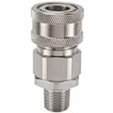 Szybkozłącze seria H 1/4 NPT gwint zew 340 BAR stal nierdzewna SVHC4-4M