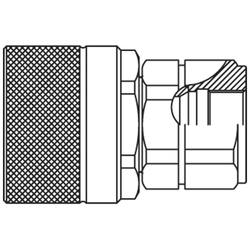 Nypel szybkozłącze seria QHPA 1/2 BSPP gwint wew 400 BAR stal QHPA14-G4X4-C