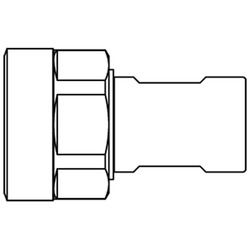 Szybkozłacze seria 3/8 BSPP gwint wew 750 BAR stal nierdzewna SK1010 R
