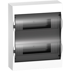 Rozdzielnica natynkowa 2x12 IP40 drzwi transparentne Easy9 EZ9E212S2S