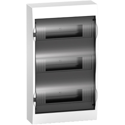 Rozdzielnica natynkowa 3x12 IP40 drzwi transparentne Easy9 EZ9E312S2S