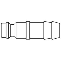 króciec szybkozłącza DN5 pod wąż Ø 10 mm 21SFTF10MXN