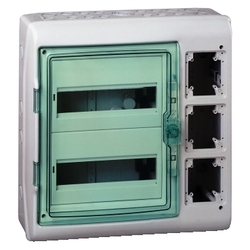 Rozdzielnica modułowa Kaedra IP65 2x12 z kasetą z 3 otworami 13971