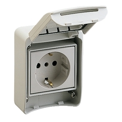 Gniazdo do Kaedra standard niemiecki IP65 10-16A 81141