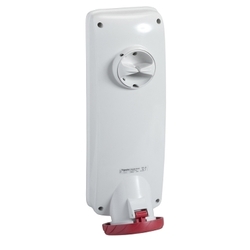 Unika interlocked socket - 63 A - 3P-N-E - 380...415 V AC - IP65 - panel PKB63T535