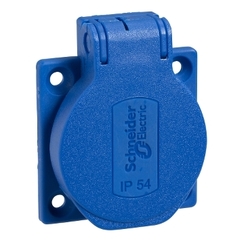 Gniazdo do Kaedra 50X50 niebieskie IP54220V 2PT PKN51B