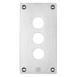 Płyta czołowa 72x138mm 3 otwory XAPE303