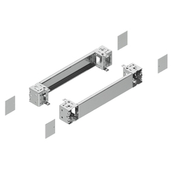 Przód i tył cokołu ze stali nierdzewnej 316L do obudowy SFX/SMX/SFHD 100x800mm NSYSPFX8100