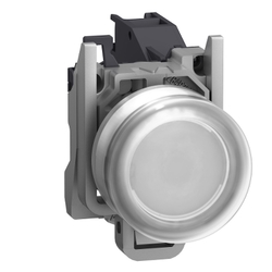 Przycisk monostabilny metalowy biały 1NO ATEX XB4BP181GEX