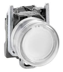 Przycisk monostabilny metalowy biały podświetlany 24 - 110V ATEX XB4BP183BG5EX