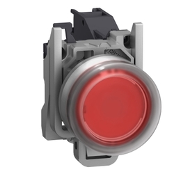 Przycisk monostabilny metalowy czerwony 1NC ATEX XB4BP482GEX