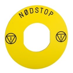 Etykieta żółta NODSTOP ZBY9830