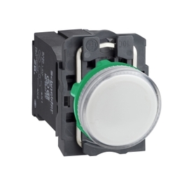Lampka sygnalizacyjna plastikowa 230V AC z żarówką biała XB5AV41