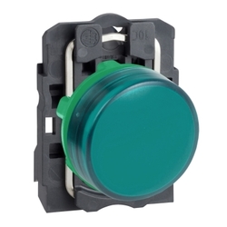 Lampka sygnalizacyjna plastikowa 24V zielona XB5AVB3