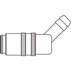 szybkozłącze DN9 pod wąż Ø 13 mm 11KFTH13MVX