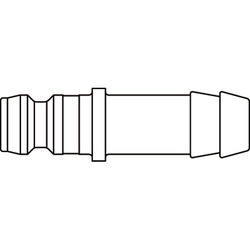 króciec szybkozłącza DN13 pod wąż Ø 13 mm 12SFTF13MXX
