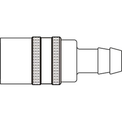 szybkozłącze DN13 pod wąż Ø 19 mm 88KFTF19MVX